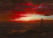 Frederic Edwin Church Marine Sunset France oil painting artist